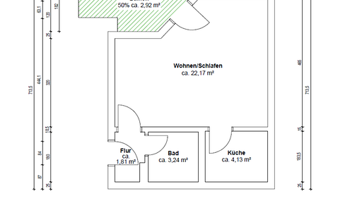 EBK, Balkon & Stellplatz – 1 Min zur S-Bahn – Sanierung bezahlt – Beste WEG in Eggenstein