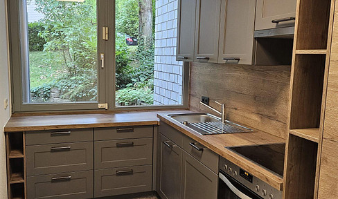 Stylish 3-room apartment with garden & terrace - first occupancy after high-quality renovation