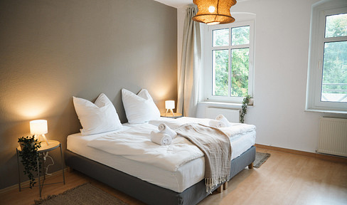 Rarity - Design apartment, bright furnished old building apartment in Frankfurt/ O.