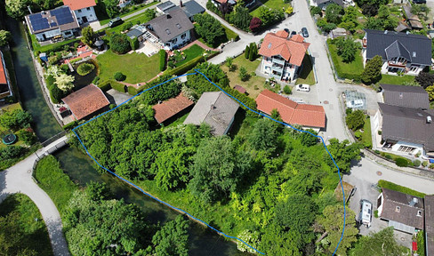 Baugrundstück / Grundstück 1380m² in Top-Lage (mit Altbestand)