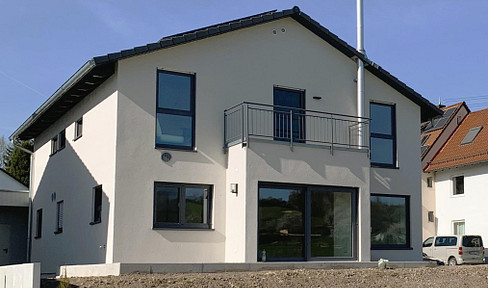 Newly built detached house on the outskirts of the village