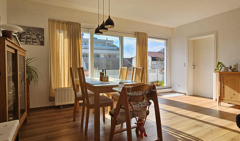 Free of commission: Modern, central and quiet 3-room city apartment in Heppenheim