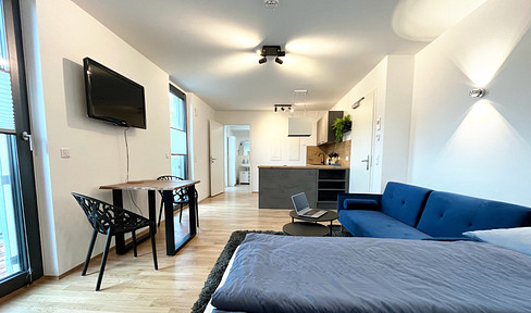 möblierte Neubauwohnung in zentraler Lage