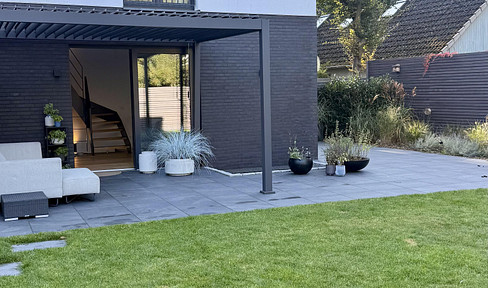 Modernes Endhaus am Brabandkanal mit großem Garten, Dachterrasse und Wellnessbereich