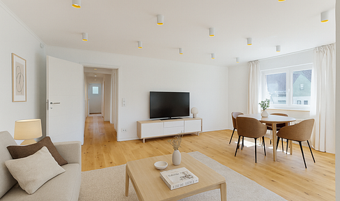 First occupancy - comprehensive renovation: live like in a house with 200 m² garden, garden shed, parking space