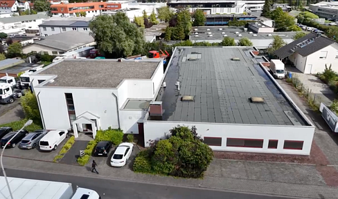Property (3,383 m²) with production hall (900 m²) and office building (590 m²)