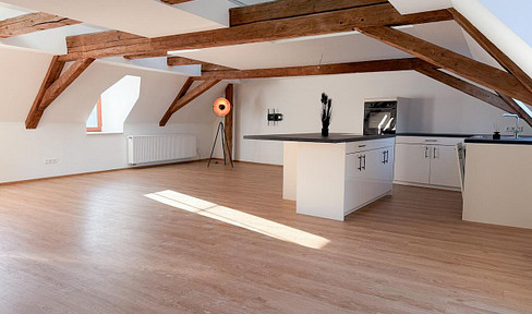 Historic roof terrace dream directly on the market square of Markt Indersdorf