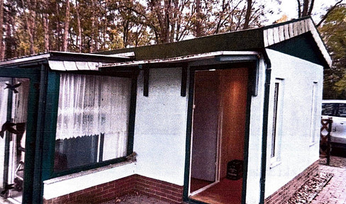 Wassergrundstück mit Freizeitbungalow – Ferienhaus in Rückersdorf