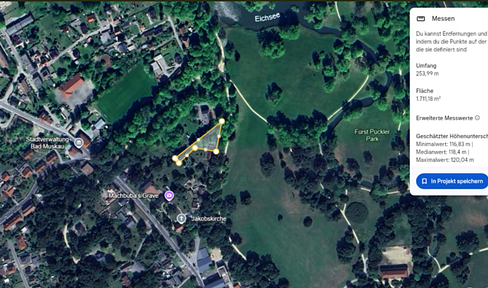 Bauland & Grundstück Bad Muskau direkt am Park Fürst Pückler