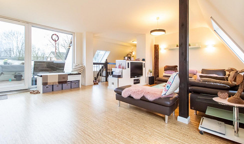 Fantastic maisonette with terrace & far-reaching views - fully furnished & equipped to a high standard