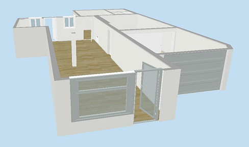 Representative office or retail space with a generous storage area and garage.
