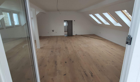 Exklusives Wohnen nach Sanierung: Helle 3-Zimmer-DG-Wohnung mit Balkon & Parkett in Schnaittach