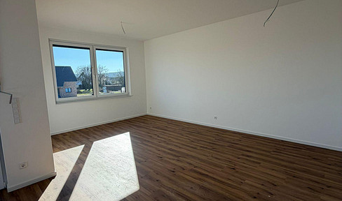 FIRST OCCUPANCY! 4-room new build with balcony - KfW-40 QNG, underfloor heating & top floor plan