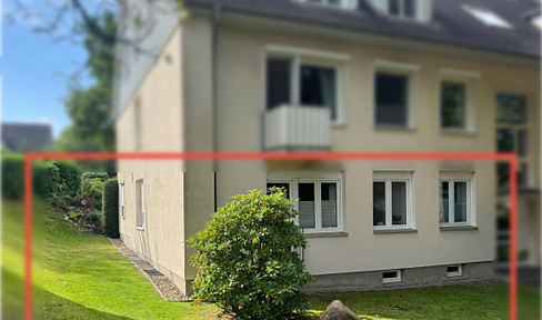 Unique 4-room apartment with garden, terrace, garage and cellar