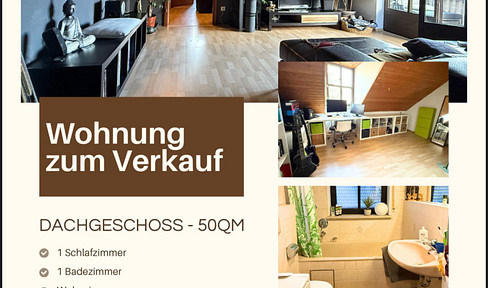 Charmante Dachgeschosswohnung in Augsburg – 50 m² – vermietet – ideale Kapitalanlage