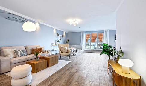 Exklusive Penthouse-Maisonette-Wohnung mit zwei Dachterrassen über den Dächern von Hamburg