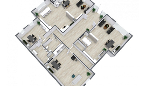 Refurbished office unit/practice/shop space for rent in Klosterlechfeld