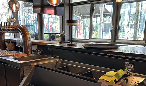 Dream property: Cocktail bar, bistro, restaurant with a garden area, total size 650 square meters, located in the city center of Lörrach.