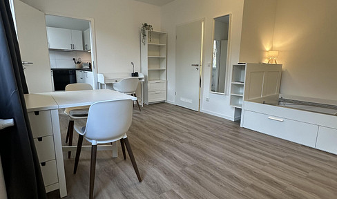 All-inclusive first occupancy after refurbishment: Modern 1-room apartment with furniture, EBK & all-inclusive rent