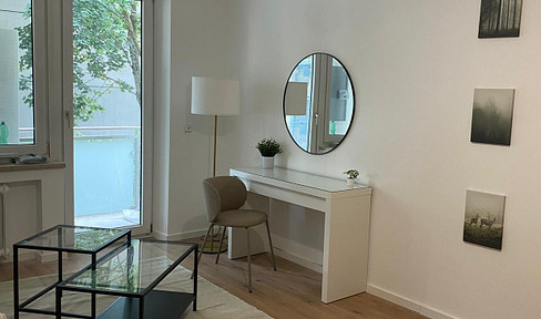 furnished room in shared flat for 3 people, with garden