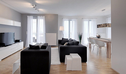 Lichtdurchflutete Dachgeschosswohnung in München Haidhausen