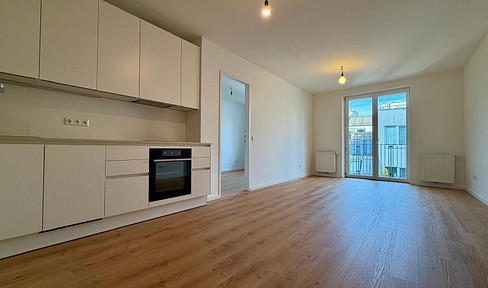 Erstbezug charmante 2- Zimmer-Balkonwohnung mit Blick ins Grüne