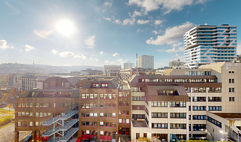 5.OG mit Fahrstuhl und unglaublichem Blick über die Stadt (provisionsfrei)