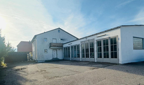 Rare find! Office + hall / workshop incl. cellar / warehouse = total approx. 380 m2 in Wörth a.d.I
