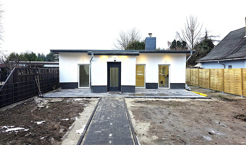 Berlin-Bohnsdorf, Erbbaurecht , Bungalow neu, barrierearm, 4 Zi, 101m², 576m², Wärmepumpe