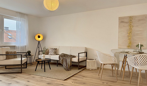 Modern, renovated 4-room apartment for first occupancy and commission-free