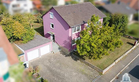 Two-family house with garden, garage, and basement - country house style - located in Külsheim, Main-Tauber district - possibly suitable for investment (RES).