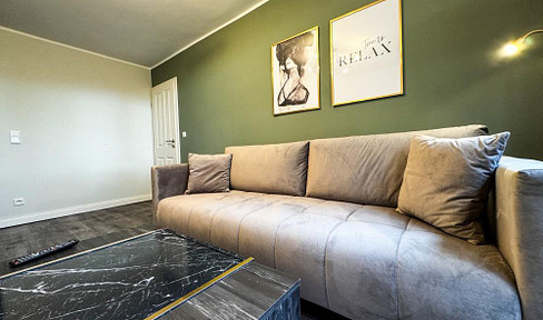 Voll möbliertes 2 1/2 Zimmer Apartment mit Balkon und High-Speed-Internet