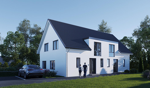 Modern KfW 40 semi-detached house in a quiet location in Bremerhaven-Wulsdorf