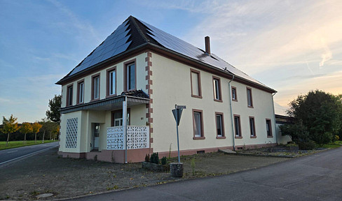 Zweifamilienhaus mit Scheune und großen Eigentumsgrundstück