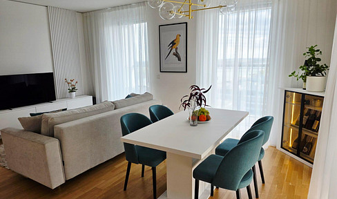 Aussicht genießen: 3-Zimmer-Wohnung mit Weitblick über Donau, Prater & Kahlenberg