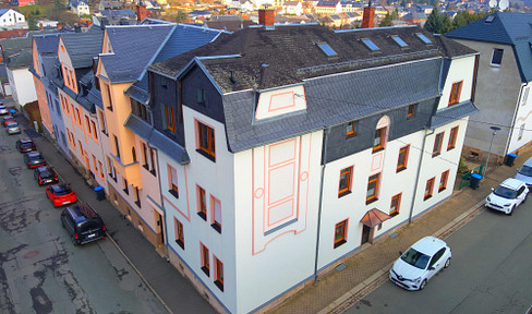 Very nice 3-room maisonette apartment with fitted kitchen on the ground floor