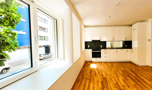 Bright 2-room apartment, newly built, first occupancy, south-east facing, 1st floor, near Augarten, close to U4/U6 subway stations.