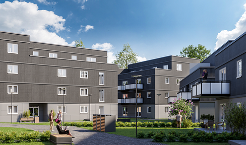 Citywohnen Murrgärten - House 1 or 2 - Penthouse 02 with 62m² roof terrace