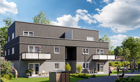 Citywohnen Murrgärten - House 5 - Penthouse 01 with 2 roof terraces south+west