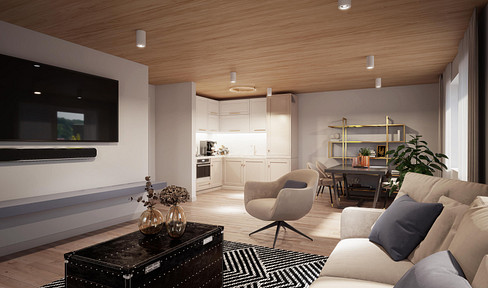 Citywohnen Murrgärten - Haus 4/3 - EG - Wohnung 01 mit 15m² Terrasse und 72m² Gartenanteil