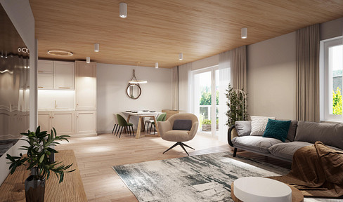 Citywohnen Murrgärten - Haus 3 oder 4 - 1.OG - Wohnung 05 mit 8,4m² Balkon