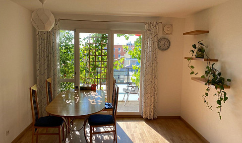 Befristete Vermietung: Möblierte 2 Zimmer Wohnung - Furnished 1 Bedroom & 1 Living-Room Apartment.