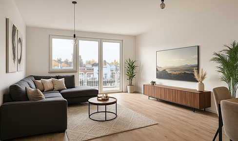 Vacant, renovated 3.5-room apartment, central with balcony + parking space, built in 1990 | FREE OF PROVISION