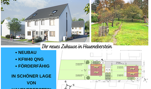 Minimum heating costs, maximum subsidy: new-build semi-detached house in a beautiful location in Haueneberstein