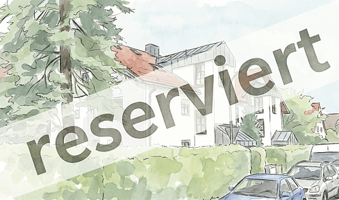 RESERVED: 2.5-room apartment in Germering with balcony & underground parking space & large cellar