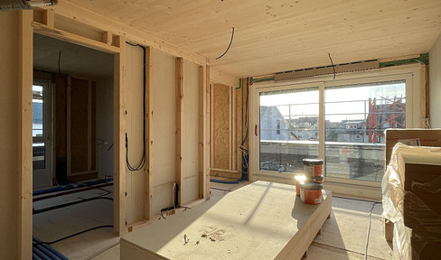 Traumhafte Dachgeschosswohnung mit 2 TG-Stellplätzen