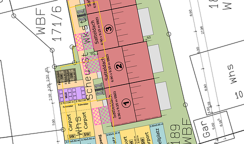 Plot with 4 approved terraced houses for sale