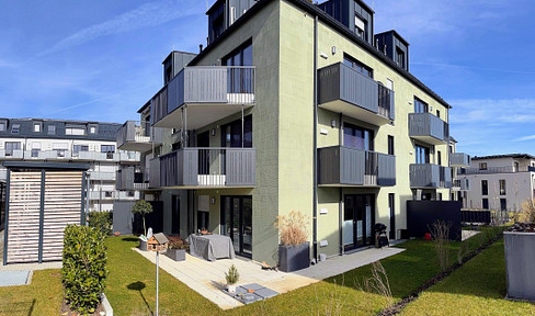 Commission-free: Exclusive 4-room garden apartment with south-west orientation