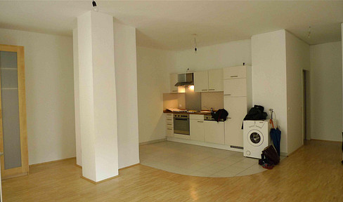 Very nice garconniere, 47 m² with private arcade, center of Wels for rent