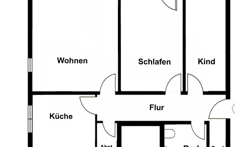 RESERVIERT- Kapitalanlage-provisionsfrei-Zentrale 3-Zimmer-Wohnung, Balkon, Stellplatz inkl.